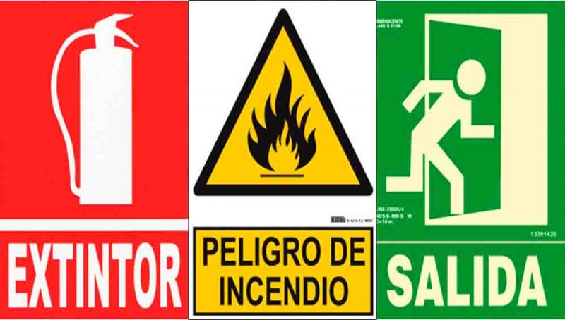 Senales Incendios Extinfenix - La señalización de evacuación para los incendios